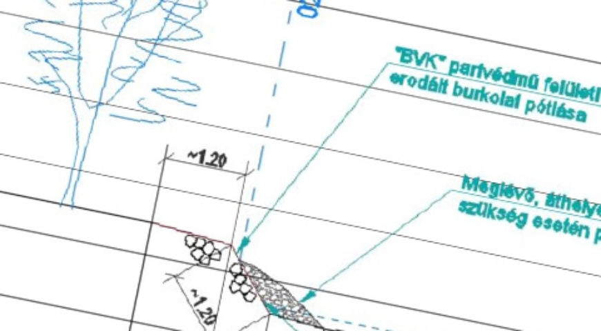 Balatonföldvár Kvassay sétány partvédmű rekonstrukciójának tervezése – vízjogi létesítési engedélyezési terv