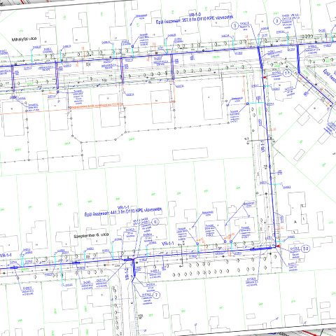 Sümeg, Ivóvíz vezeték rekonstrukció. Engedélyezési terv