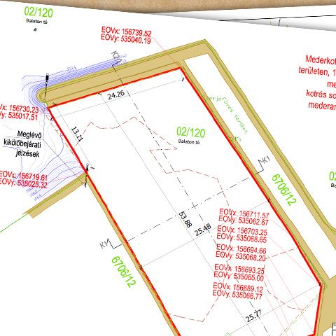 Fonyód, SYSCO-PROPERTY KFT. csónakkikötőjének mederkotrási terve – Engedélyezési terv