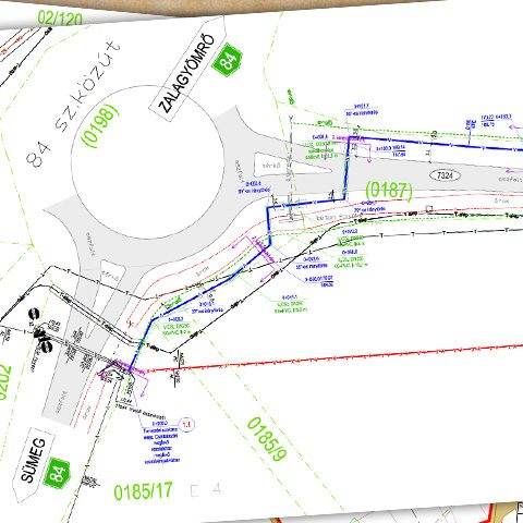 Sümeg 0187 helyrajzi számú (7324 számú) közút Ivóvíz vezeték rekonstrukciója – Engedélyezési terv
