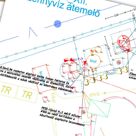 Kálcium nitrát adagoló berendezés elhelyezése a Balatonfüred R-XII. átelmelőnél